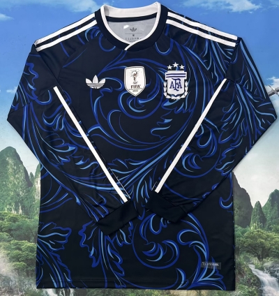 2026 Argentina Away Long Sleeve Soccer Jersey